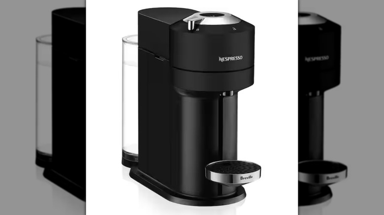 Breville 1 Cup Vertuo Next Deluxe Coffee and Espresso Machine on a white background.
