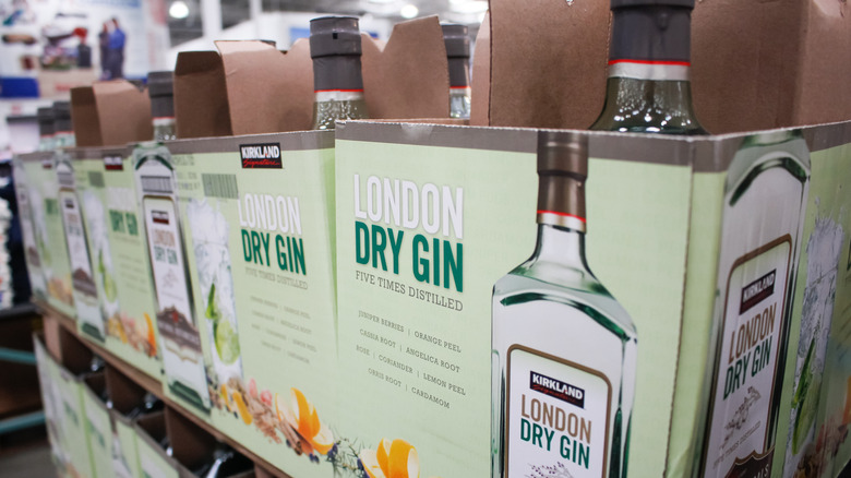Several cases of Kirkland Signature London Dry Gin