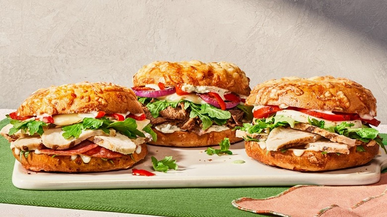 Panera Bread sandwiches