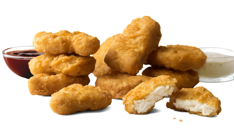 A pile of McNuggets