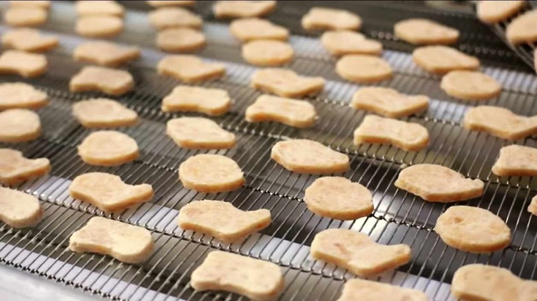 Different shaped McNuggets