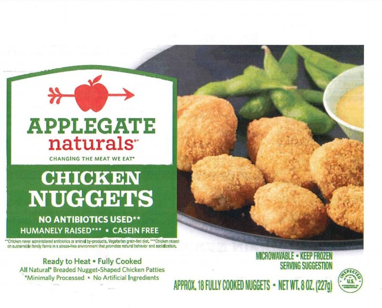 4,530 Pounds of Applegate Chicken Nuggets Recalled for Possible Plastic Contamination 