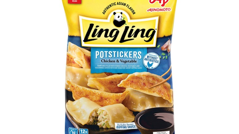 Ling Ling chicken and vegetable potstickers