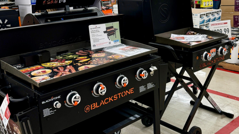 Two Blackstone griddles in store