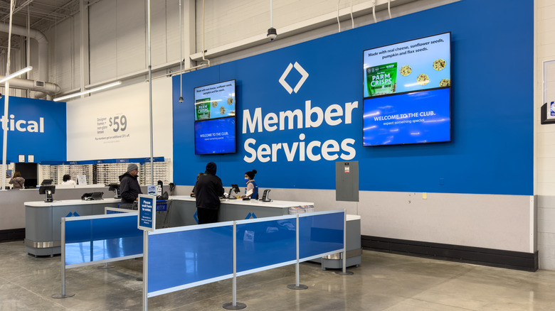 Sam's Club Member Services desk