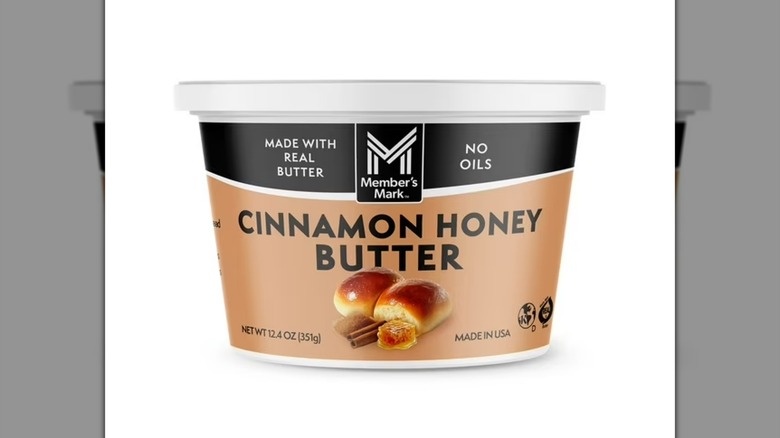 Tub of Member's Mark Cinnamon Honey Butter