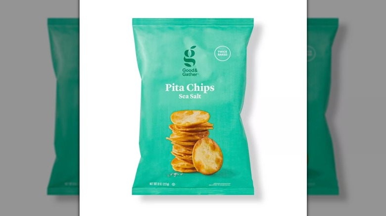 Target Good & Gather brand pita chips bag