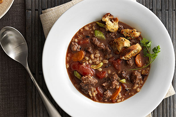 Bison and Barley Soup Recipe