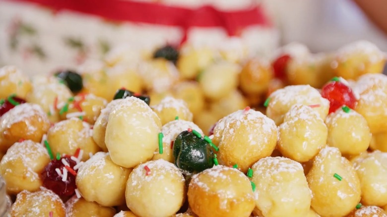 Image of struffoli from "One World Kitchen: Bakes the Holidays"