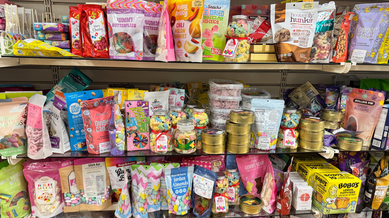 Candy aisle of HomeGoods