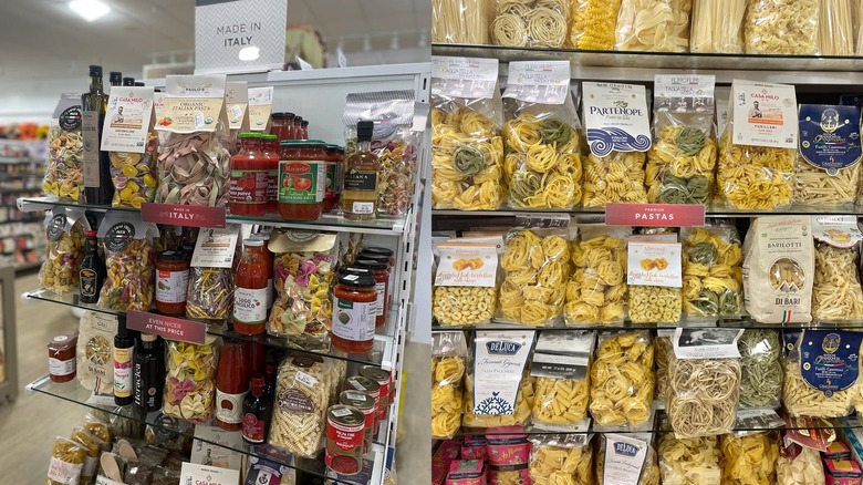 HomeGoods pasta selection