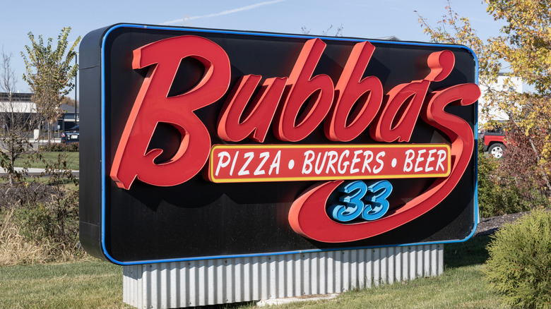 Bubba's 33 Sign