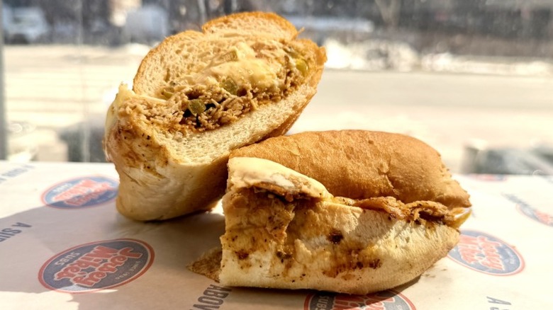 A Jersey Mike's Kickin' Chicken Cheesesteak