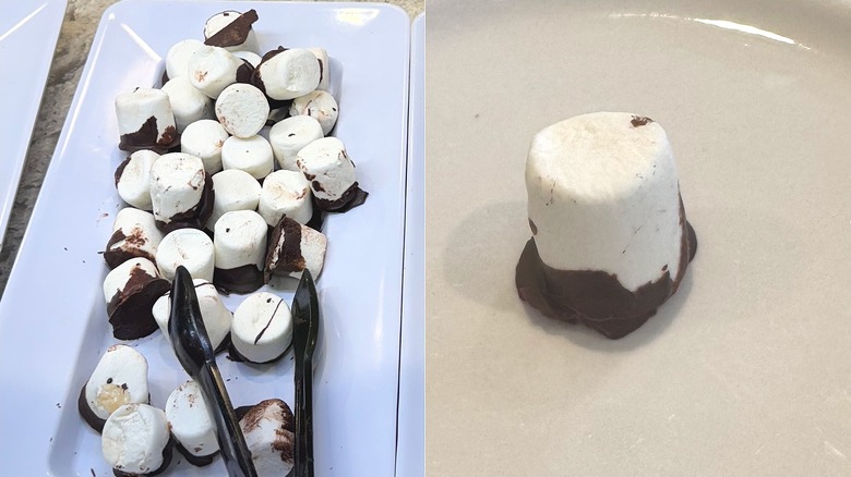Chocolate-covered marshmallows from Golden Corral