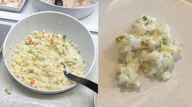 Coleslaw at the Golden Corral