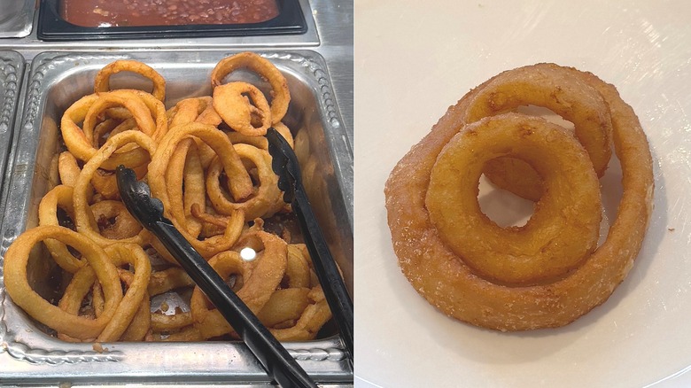 Onion rings from the Golden Corral