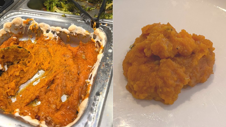 Sweet potato casserole at Golden Corral