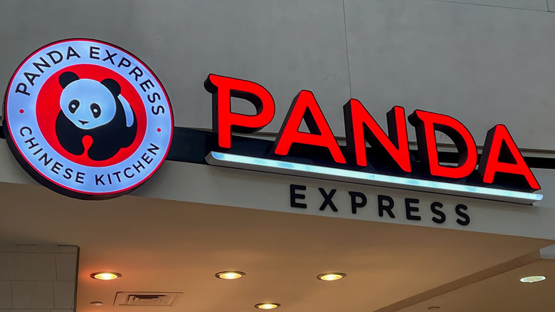 Panda Express sign on storefront