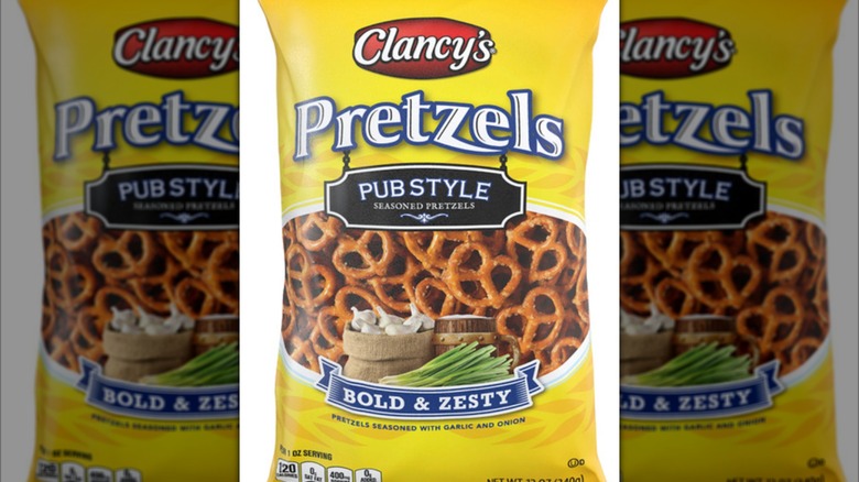 Clancy's Pub Style Pretzels packaging