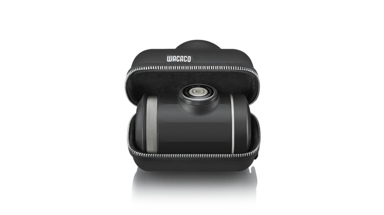 picopresso in a case on a white background