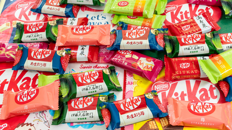 Variety of Japanese Kit Kats