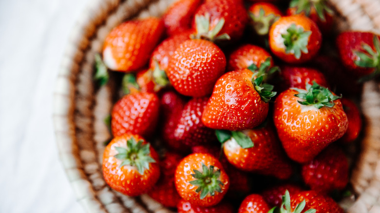 Strawberries in a bowl