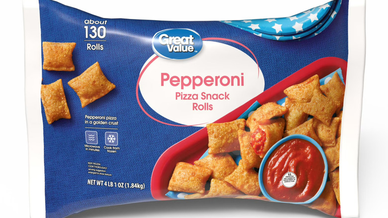Great Value pizza snack rolls