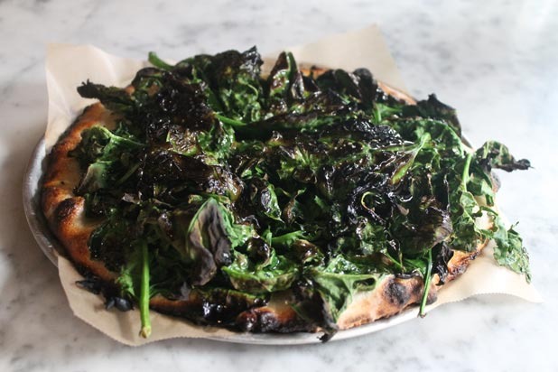 #10 Co., New York, N.Y. (Popeye: Pecorino, Gruyère, Mozzarella, Spinach, Black Pepper, and Garlic)