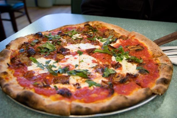 #12 Nick's Pizza, Forest Hills, N.Y. (Mushroom and Sausage)