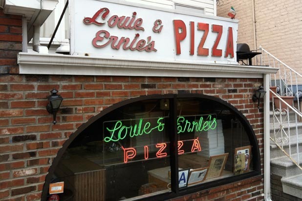 #13 Louie and Ernie's, Bronx, N.Y. (Sausage Pie: Sausage, Tomato Sauce, and Mozzarella)