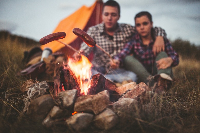 Cook over an open fire
