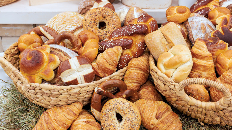 Variety of baked goods