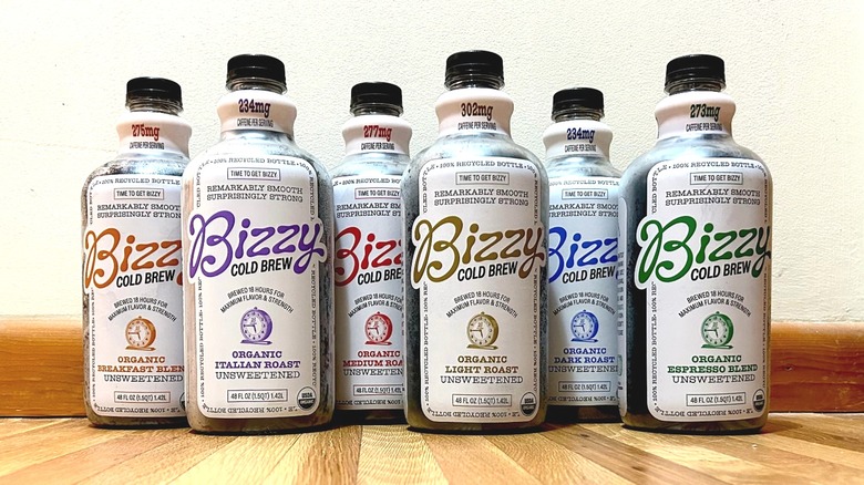 Assorted Bizzy Cold Brew coffee