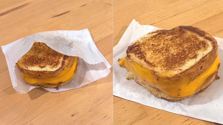 Shake Shack grilled cheese sandwich