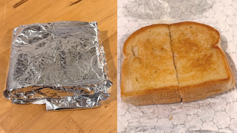 Friendly's grilled cheese sandwich