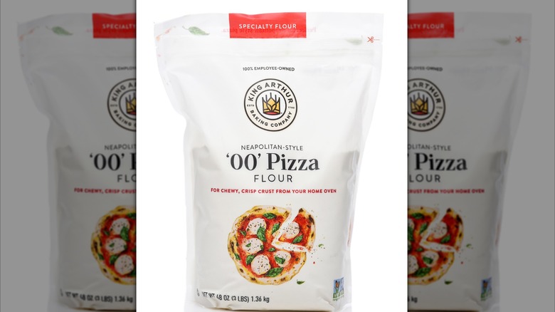 Bag of King Arthur pizza flour