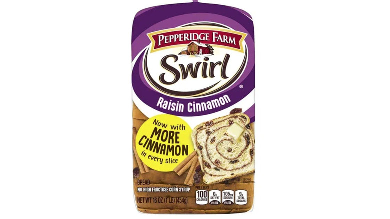 Pepperidge Farm Cinnamon Swirl bread