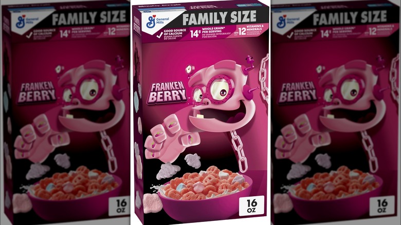 Franken Berry with monster marshmallows