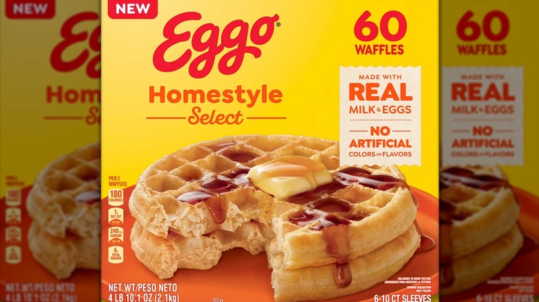 Box of Eggo Homestyle Select Waffles