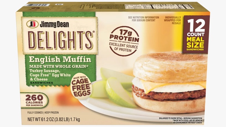 Jimmy Dean Delight English Muffin box