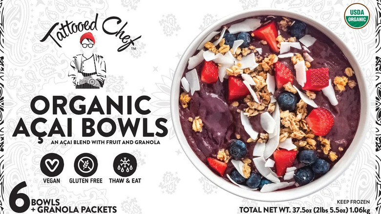 Tattooed Chef Organic Açaí Bowl box