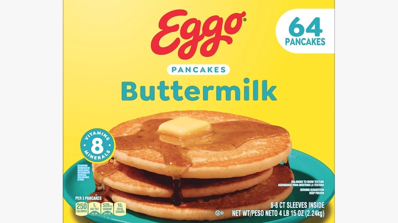 Box of Kellogg's Eggo Buttermilk Pancakes