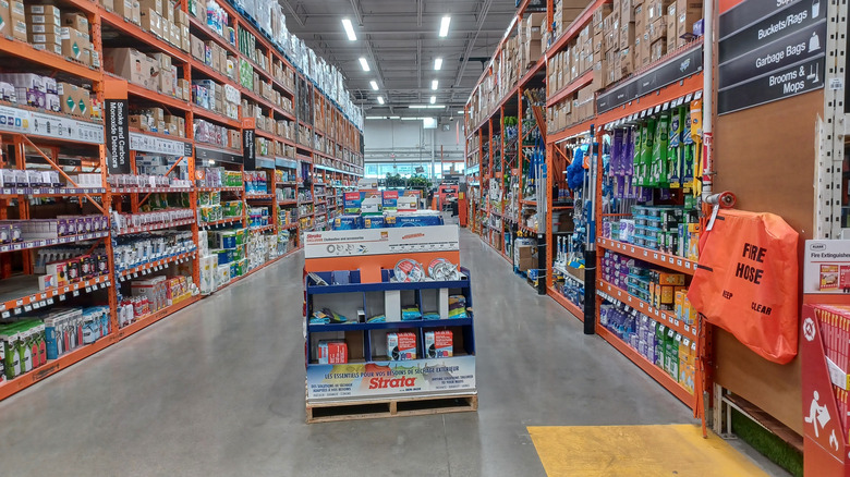 Interior of a Home Depot