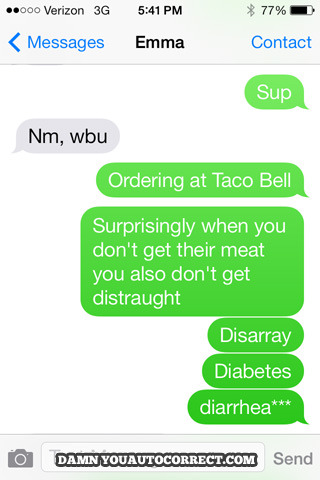 6 Hysterical Food Text Messages
