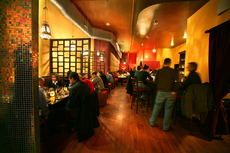 The dining room at Marigold Restaurant