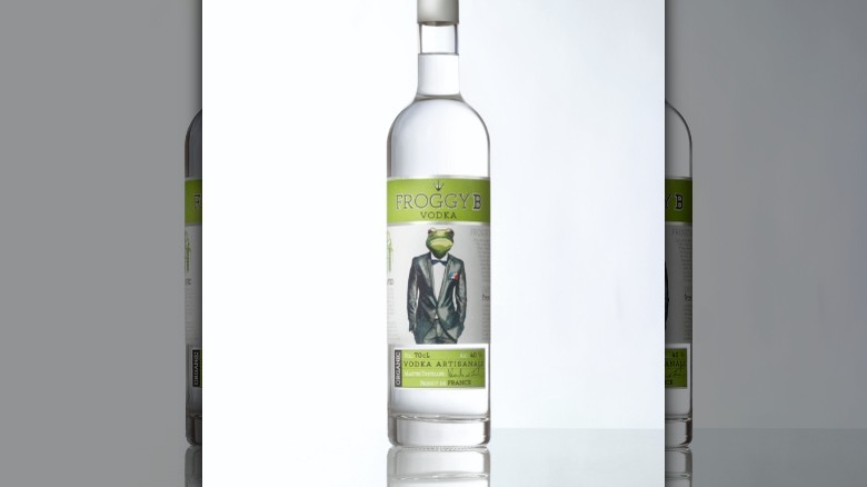 Froggy B. Vodka Bottle