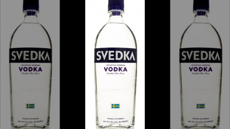 Svedka Vodka Bottle
