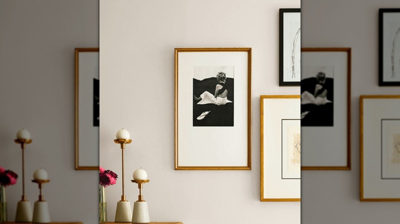 Modern gray paint by Sherwin Williams on a wall
