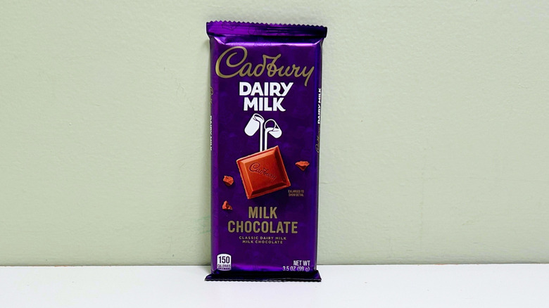 A Cadbury Dairy Milk Milk Chocolate Bar