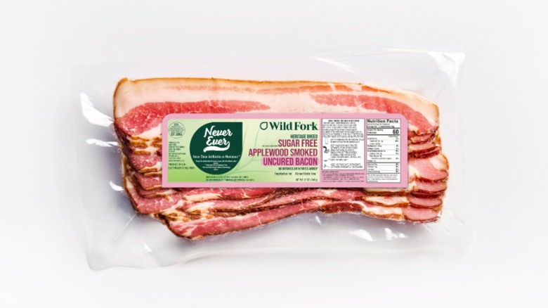 package of sugar free bacon from Wild Fork